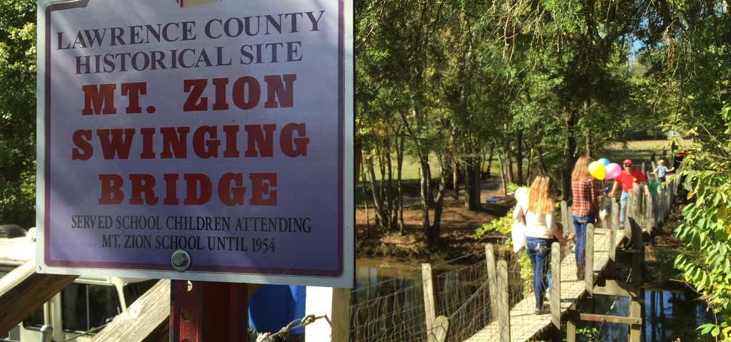 Photo of Mt Zion Swinging Bridge