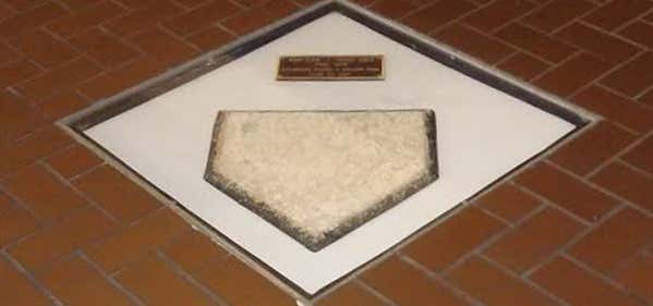 Photo of Old Forbes Field Home Plate