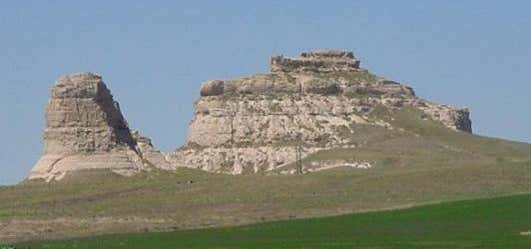 Photo of Courthouse and Jail Rocks