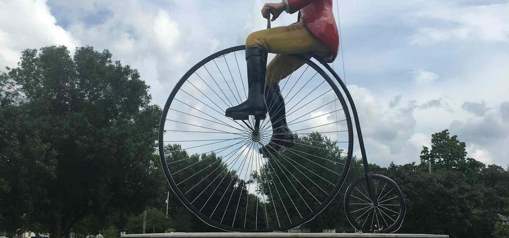 Photo of World's Largest Bicyclist