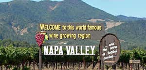 "Welcome To Napa Valley" Sign