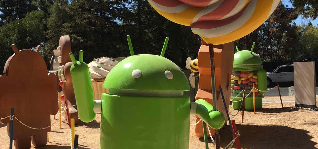 Photo of Google Android Lawn Statues
