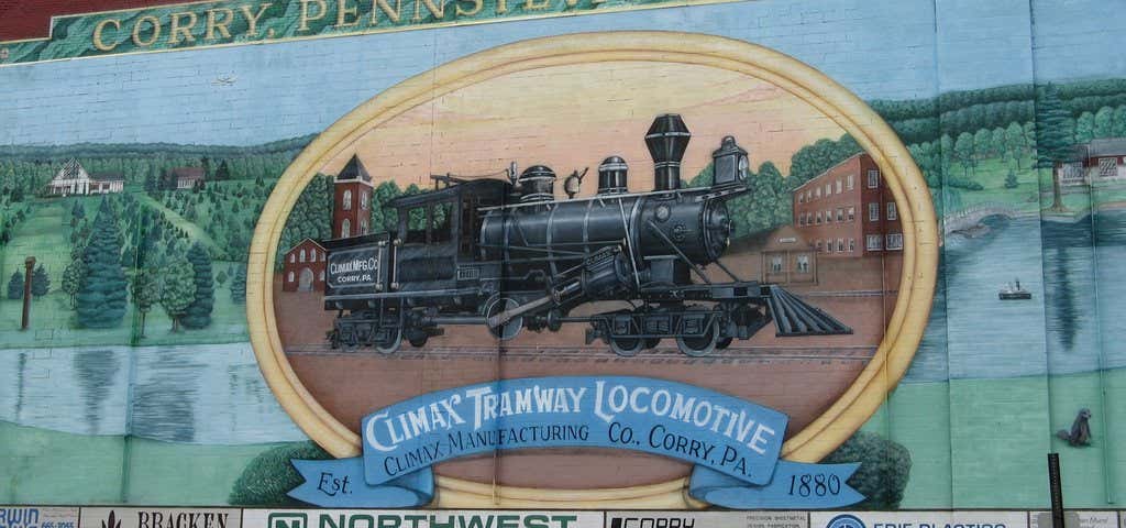 Photo of Corry Pennsylvania Mural