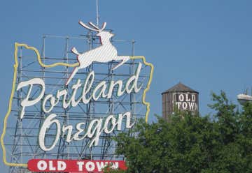 Photo of White Stag Sign