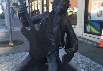 Photo of Jimi Hendrix Statue