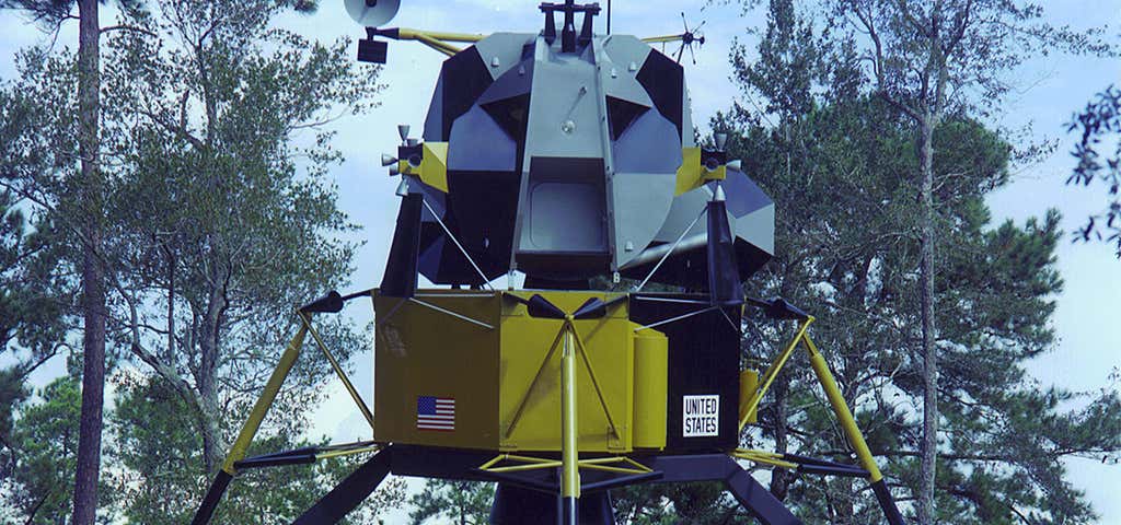 Photo of Lunar Lander Exhibit