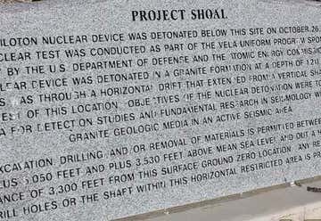 Photo of Project Shoal Monument
