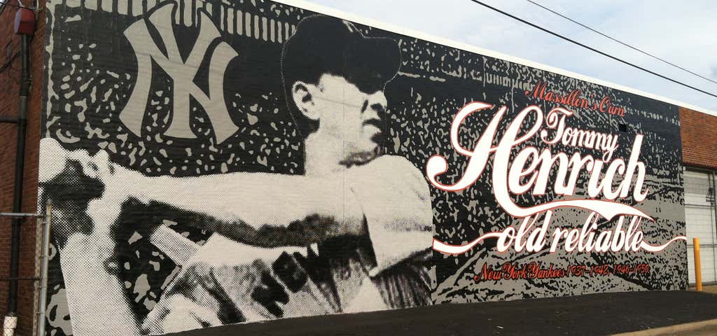Photo of Tommy Henrich Mural