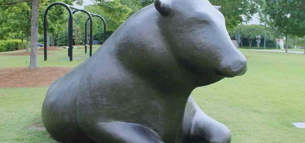 Photo of Reclining Bulls Statue