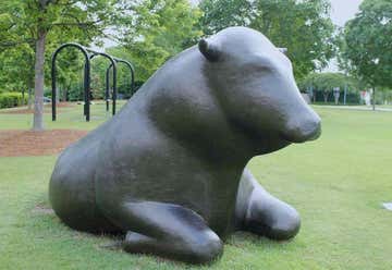 Photo of Reclining Bulls Statue