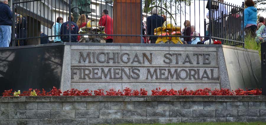 Photo of Michigan Fireman's Memorial