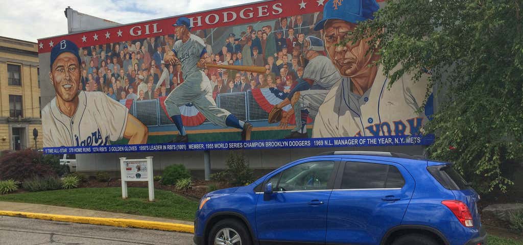 Photo of Gil Hodges Mural