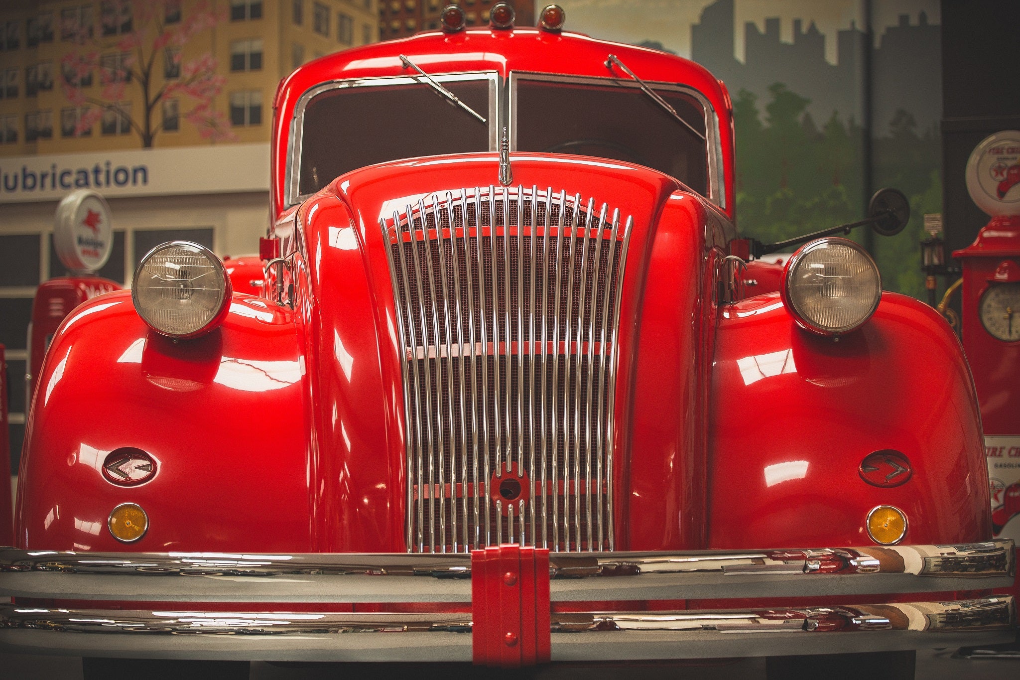 Home to over 250 vehicles including the 1940 Dodge Texaco Tanker  - one of only three restored in the world.